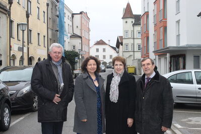 v.l. Günther Knoblauch, Ruth Müller, Annette Karl, Dr. Christoph Rabenstein