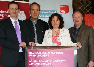 Dr. Bernd Vilsmeier, Ruth Müller, Peter Stranninger und Martin Kreutz