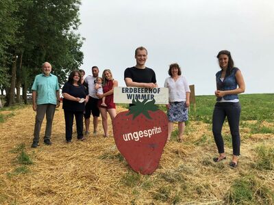 Angelika & Isabell Wimmer, Franz Gumplinger, Ruth Müller, MdL, Nicole Bauer, MdB und Vincent Hogenkamp