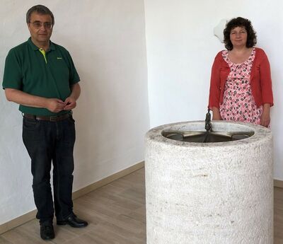 Pfarrer Michael Lenk und Ruth Müller, MdL