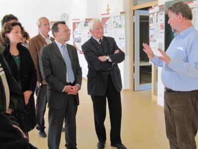 Beim Rundgang durch die Ausstellung