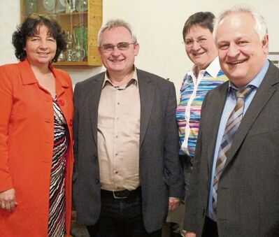 Ruth Müller MdL, Hans Seidl, Christel Engelhard und Hans Wagner