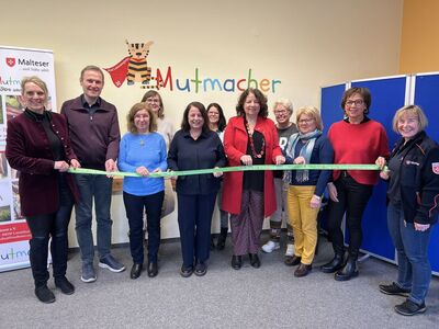 Das Team des Malteser Kinderhospizdienstes mit Ruth Müller und Patricia Steinberger