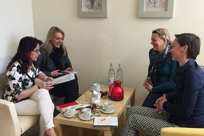 v.l.: Anja König, Patricia Steinberger, Christiane Mendler-Härtl und Katja Glies