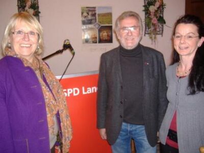 MdB Angelika Graf, Rolf Haucke, Anja König