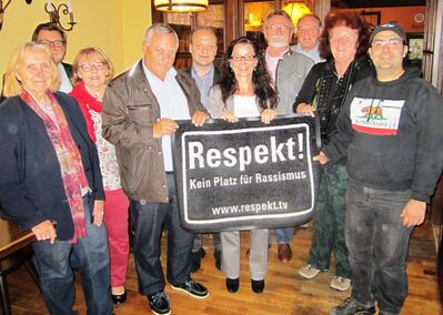 Vorstands- und Fraktionsmitglieder mit Annelies Huber