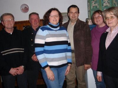 Christine Erbinger (3. von links) ist Vorsitzende der Hohenthanner SPD.