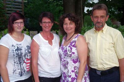 Anja Unverzagt, Kerstin Schanzer, Ruth Müller und Gerhard Langner