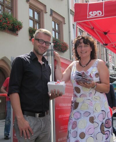 v.l.: Josef Kollmannsberger und Ruth Müller