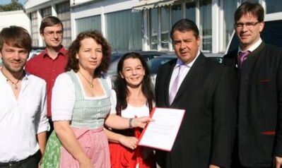 SPD aus Stadt und Landkreis Landshut mit Sigmar Gabriel und Florian Pronold