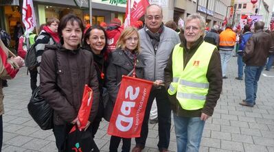 v.l.:Diana Linser,Anja König, Kerstin Hielscher,Gerhard Wick,Rolf Haucke