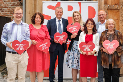Vincent Hogenkamp, Ruth Müller, Uli Maly, Patricia Steinberger, Anja König, Georg Thurner (AWO), Ute Kubatschka; © MQ
