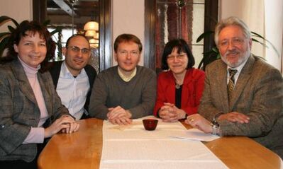 Von links: Ruth Müller, Ismail Ertug, Christian Flisek, Johanna Werner-Muggendorfer (MdL) und Reinhold Perlak (MdL).