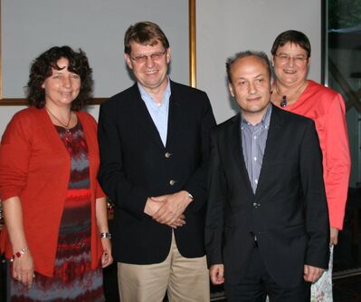 Ruth Müller, Ralf Stegner, Harald Unfried und Christel Engelhard