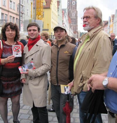 Ruth Müller, Valerian Thielieck, Ibrahim Bianco und Robert Gewies