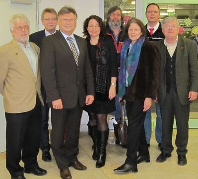 SPD-Mitglieder und Mandatsträger auf dem Neujahrsempfang in Eching