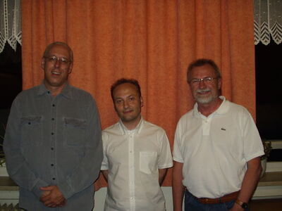 v.l.n.r: Alexander Bodo, Harald Unfried und Robert Gewies