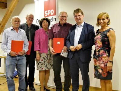 Ehrungen beim SPD-Ortsverein Vilsbiburg