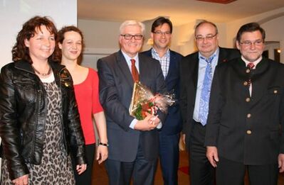 Ruth Müller, Dr. Verena Brunschweiger, Frank-Walter Steinmeier, Florian Pronold, Gerhard Wick, Gerd Steinberger