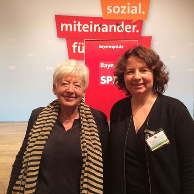Renate Schmidt, Bundesfamilienministerin a. D. und Ruth Müller, MdL
