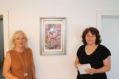 Ruth Müller (MdL) und Rosa Maria Maurer (Bürgermeisterin Adlkofen)