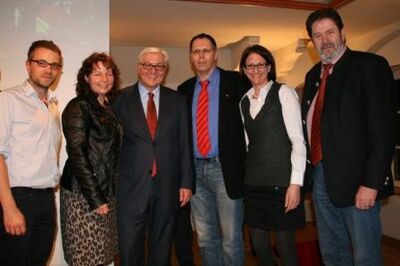 Ein Teil der SPD-Kreisvorstandschaft mit MdB Frank-Walter Steinmeier