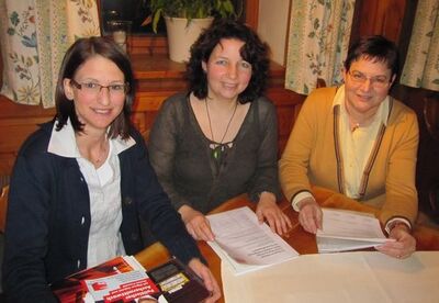 Kerstin Schanzer, Ruth Müller und Christel Engelhard zur Zukunft der Kinderbetreuung