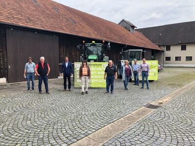 3. v. li.: Florian Pronold, MdB - 4. v. li: Ruth Müller, MdL