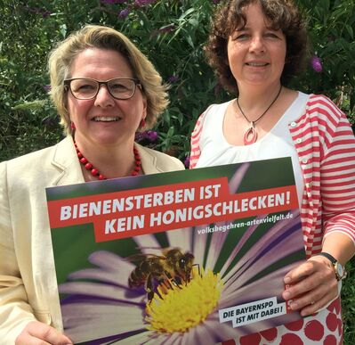 Bundesumweltministerin Svenja Schulze, Ruth Müller, MdL