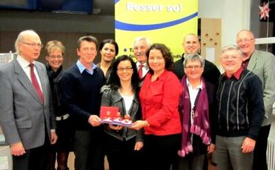 Spendenübergabe des SPD-Kreisverbands im Landshuter Netzwerk