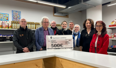 Das Team der Landshuter Tafel und die SPD Kreistags-Fraktion