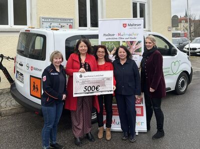 v.l.n.r. Corinna Kuhnt, Ruth Müller, MdL, Anja König, Natja Bachmeier und Patricia Steinberger