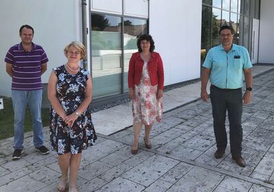 Matthias Knogl, Rita Hagl-Kehl, MdB, Ruth Müller, MdL und Thomas Müller