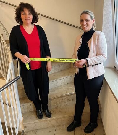 Malteser Schirmherrin Ruth Müller und Stadträtin Patricia Steinberger