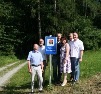 Ludwig Wörner MdL, Dipl.-Ing. Bernd König, Peter Stranninger, Ruth Müller, Alfred Zehentmeier und Dr. Bernd Vilsmeier