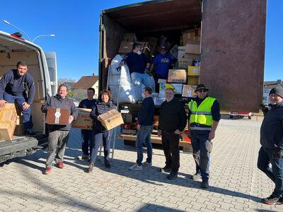 Spendenübergabe in Wörth