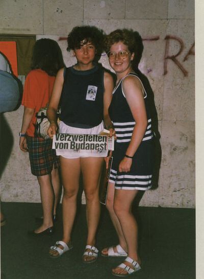 August 1989 - auf dem Bahnhof in Budapest