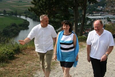 Peter Stranninger, Ruth Müller und Dr. Bernd Vilsmeier