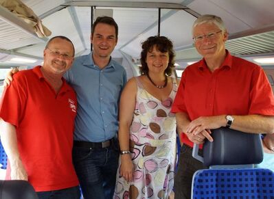 Hans Eisner, Andreas Winterer, Ruth Müller und Bernhard Roos, MdL