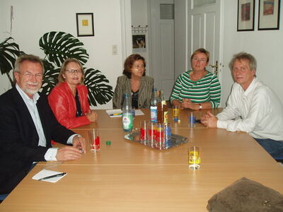 v.l. Robert Gewies, Maria Haucke, Hedwig Pable, Annegret Hoser, Franz Philipp, nicht auf Bild Ute Kubatschka