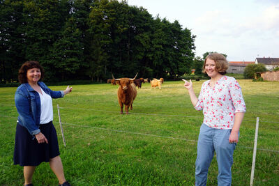 Ruth Müller, MdL und KLJB-Landesvorsitzende Antonia Kainz